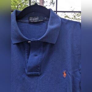 Ralph Lauren Polo Short Sleeve Knit (Mens Medium) - Blue